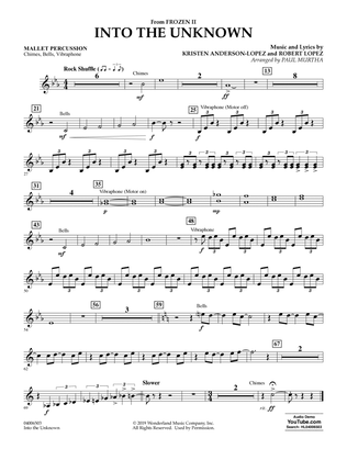 Into the Unknown (from Disney's Frozen 2) (arr. Paul Murtha) - Mallet Percussion