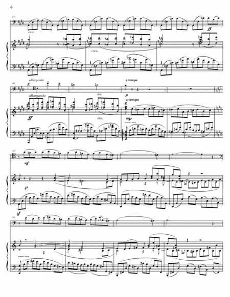 Adagio Sostenuto from Piano Concerto No. 2 (for Cello or Violin and Piano)