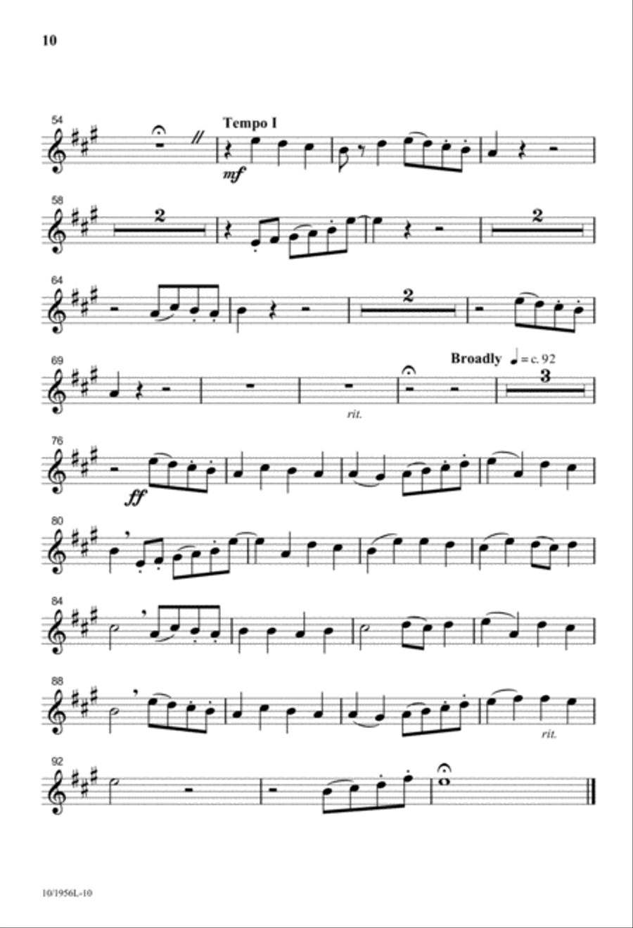 Song of Promise 4-Part scores gallery preview page 10