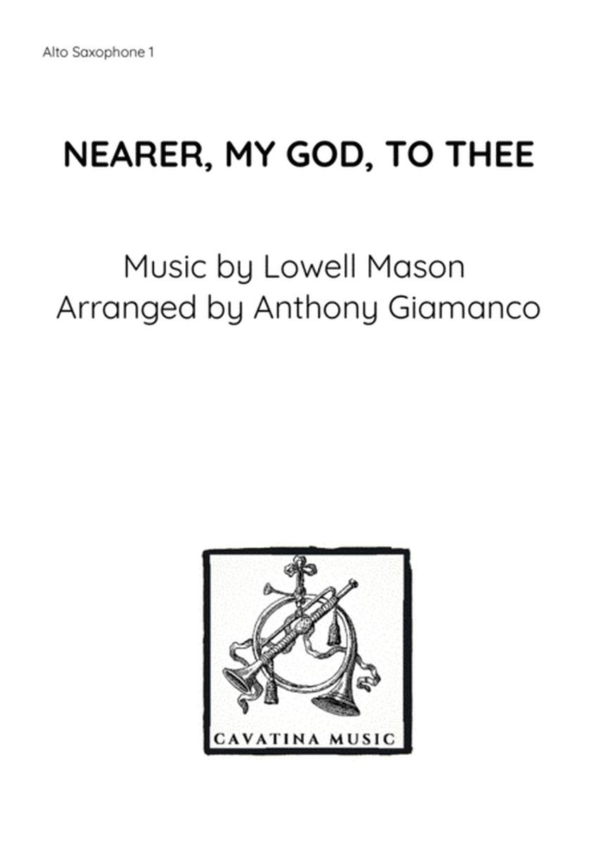 Nearer, My God, to Thee - alto saxophone trio image number null
