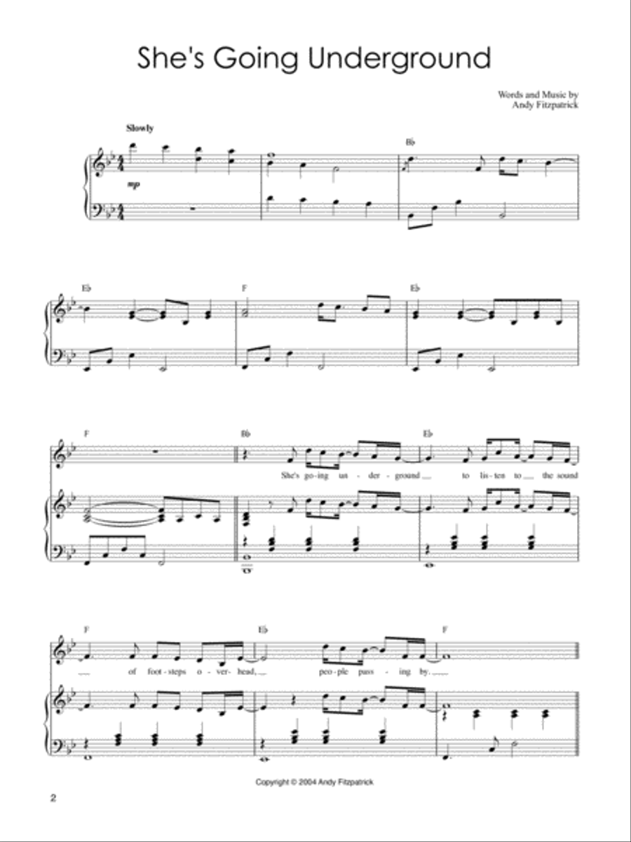 Andy Fitzpatrick - Antoinette Plaza Songbook Voice scores gallery preview page 3