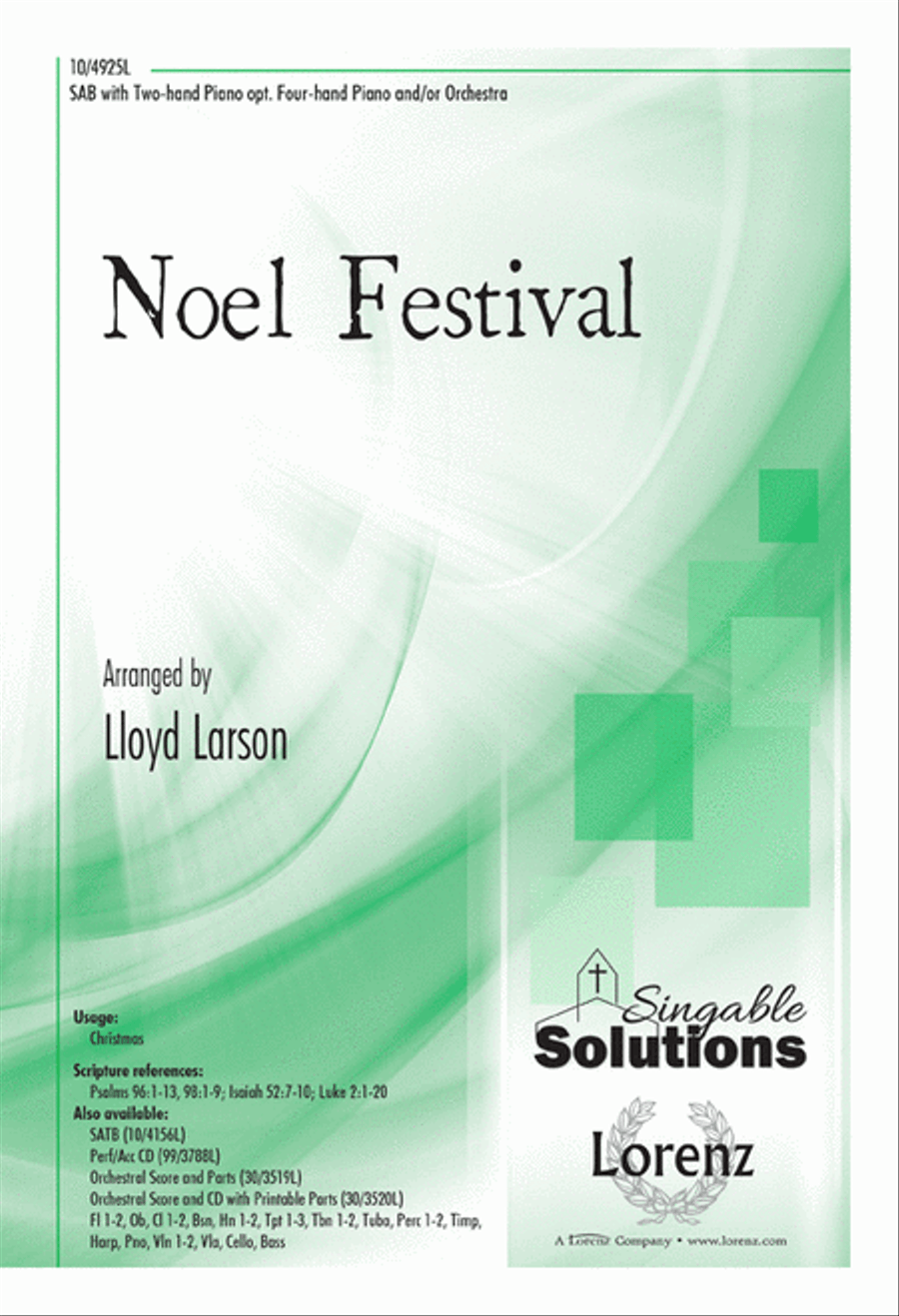 Noel Festival Noel Festival 3-Part scores gallery preview page 1