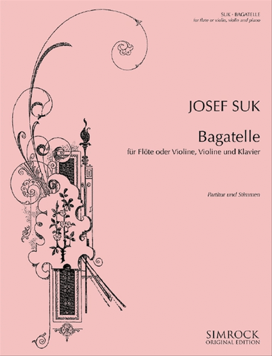 Bagatelle in F major Flute scores gallery preview page 1
