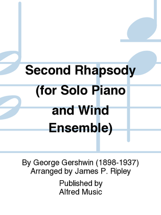 Book cover for Second Rhapsody (for Solo Piano and Wind Ensemble)