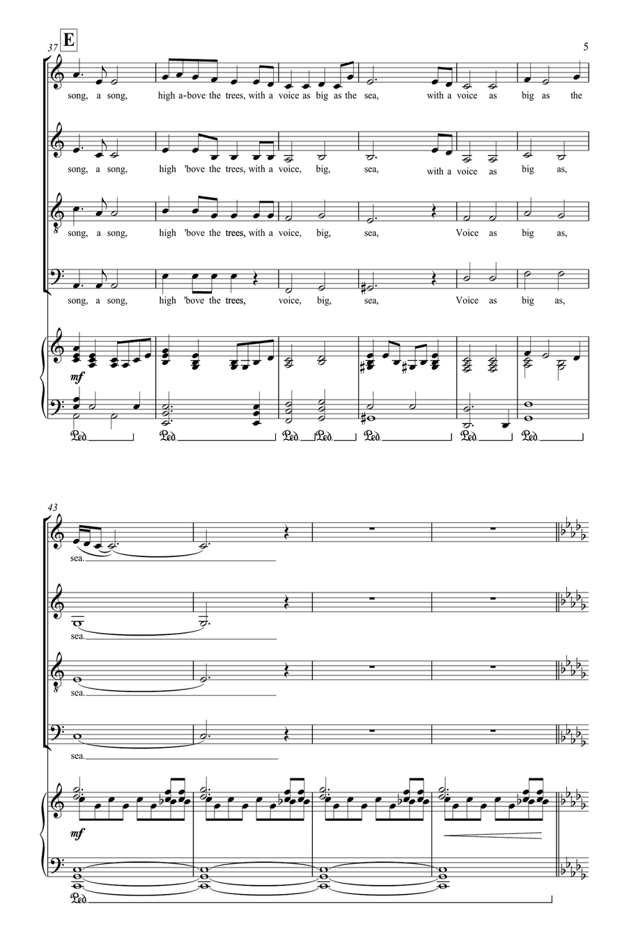Do You Hear What I Hear 4-Part scores gallery preview page 5