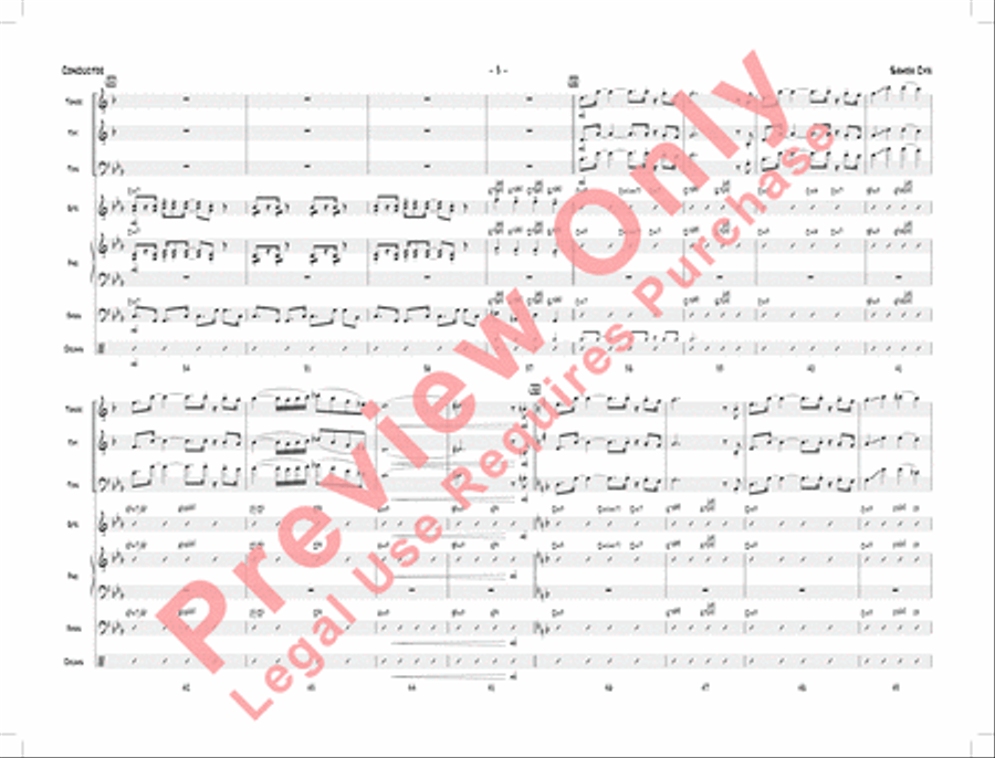 Samba Cya Samba Cya Jazz Ensemble scores gallery preview page 6