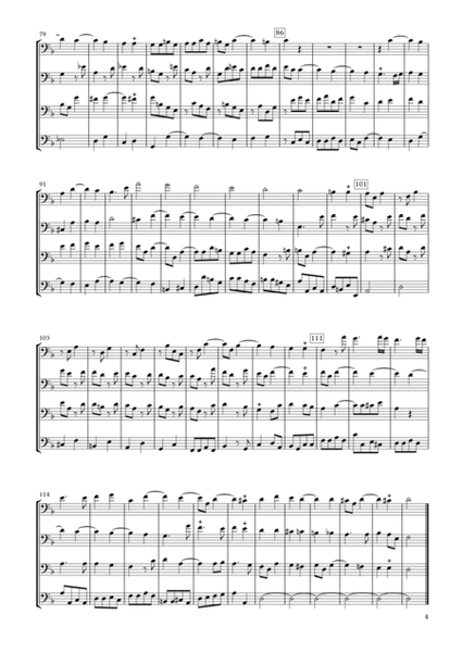 Sonata Op.34-5 for Four Violoncellos image number null