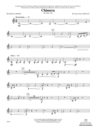 Chimera: B-flat Bass Clarinet