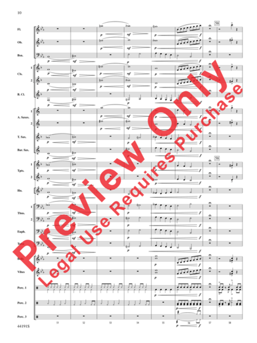 Fireball! Concert Band scores gallery preview page 11