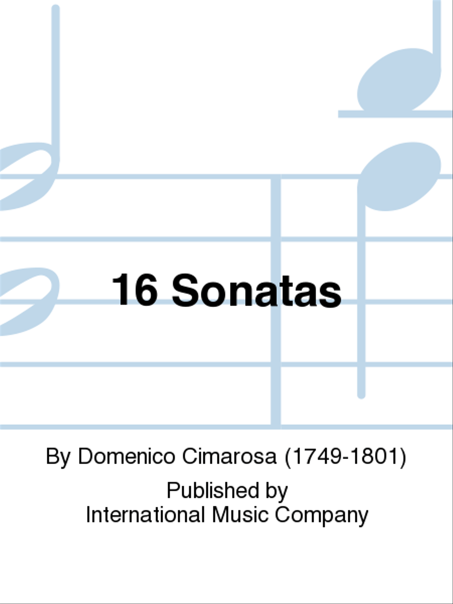 16 Sonatas Piano Solo scores gallery preview page 1