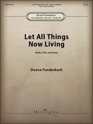 Book cover for Let All Things Now Living