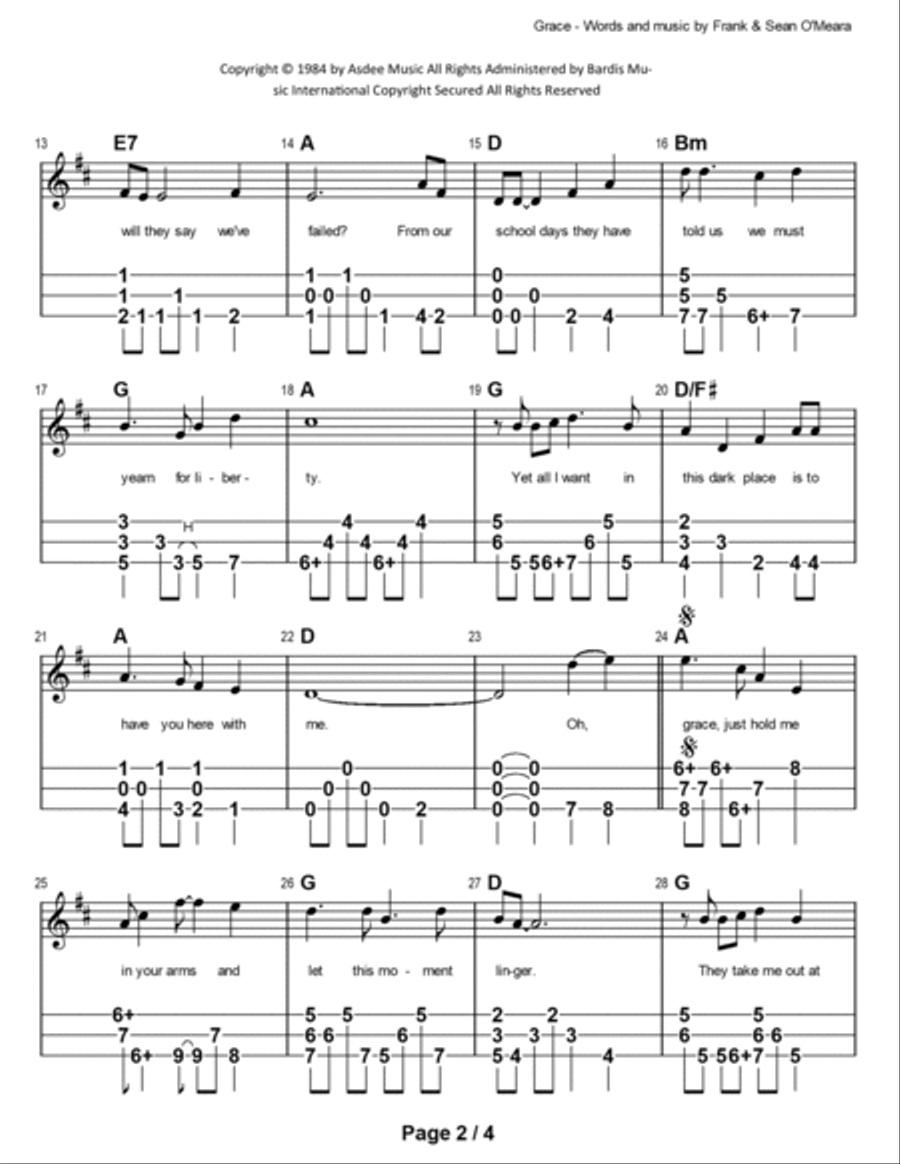 Grace Dulcimer scores gallery preview page 3