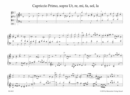 Il Primo Libro di Capricci fatti sopra diversi Soggetti, et Arie (Rom, Soldi, 1624)