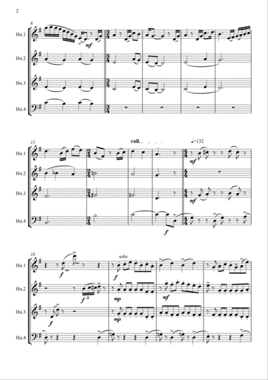 Belle Belle Brass Ensemble scores gallery preview page 3