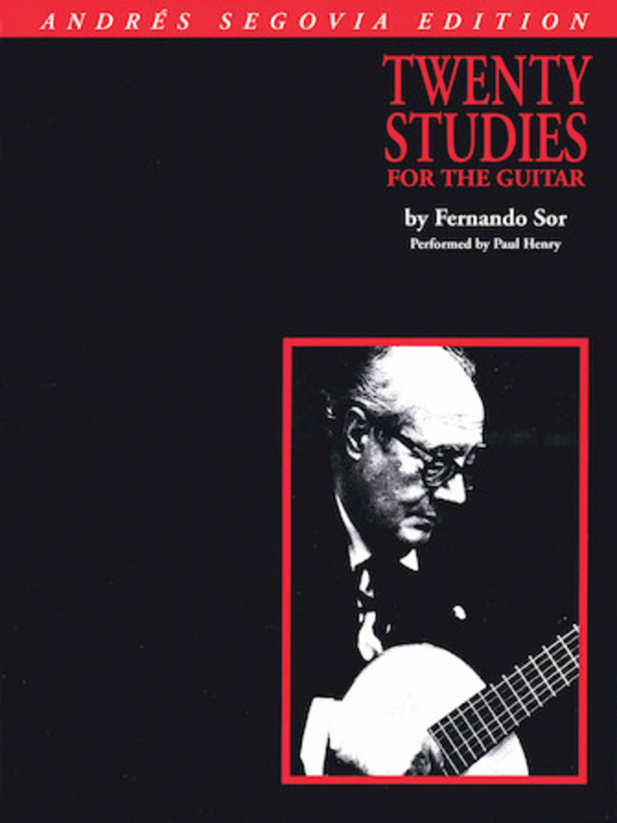 Andres Segovia – 20 Studies for Guitar Acoustic Guitar scores gallery preview page 1