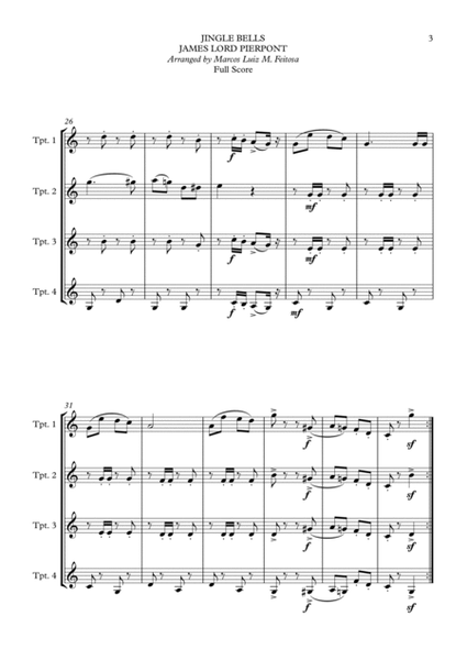 15 Christmas Songs (BOOK 1) - Trumpet Quartet image number null