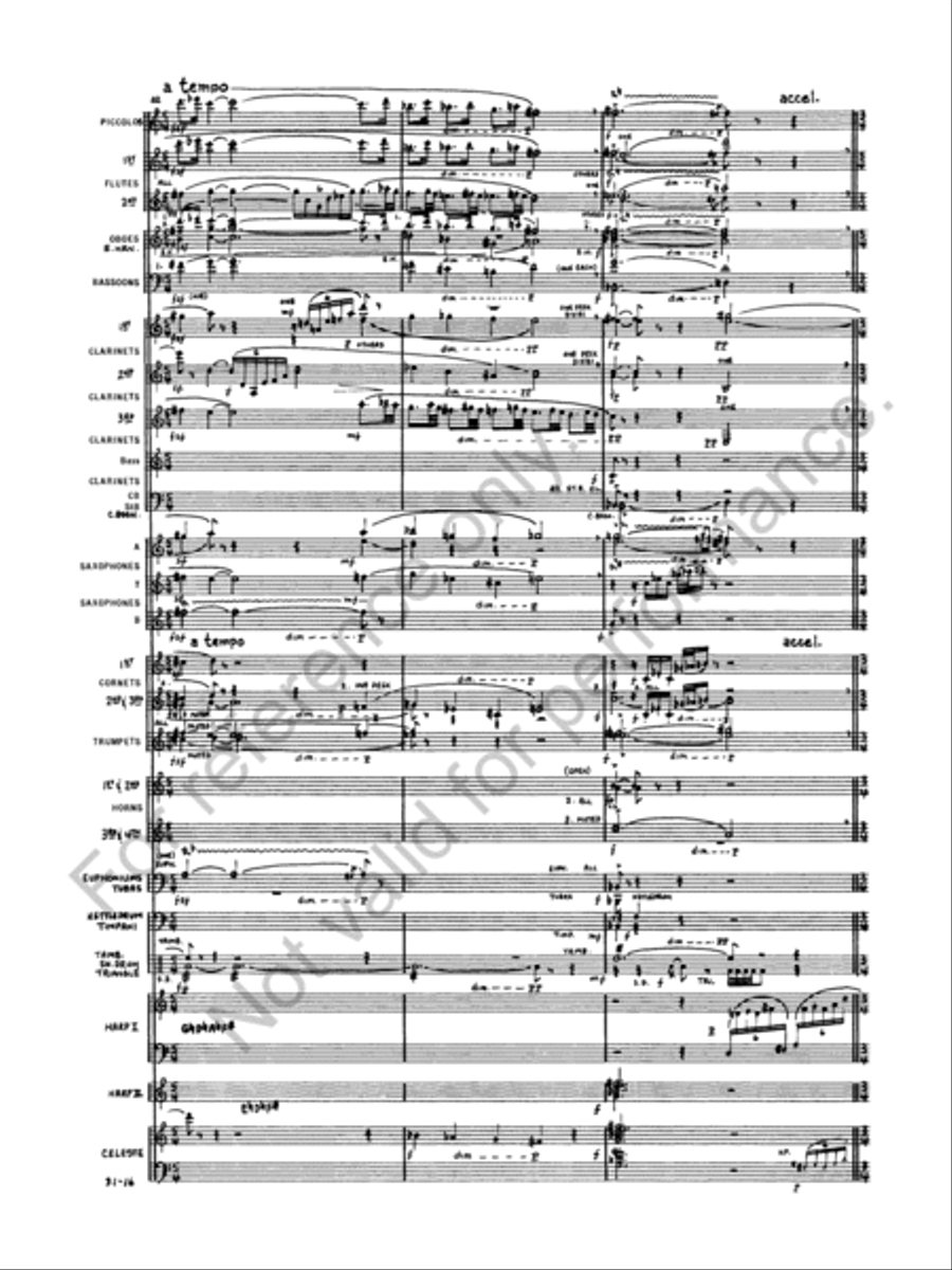 Salome's Dance (Dance of the Seven Veils) Concert Band scores gallery preview page 18