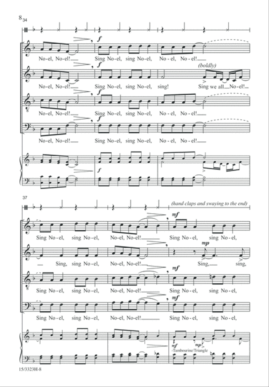 African Noel African Noel 4-Part scores gallery preview page 8