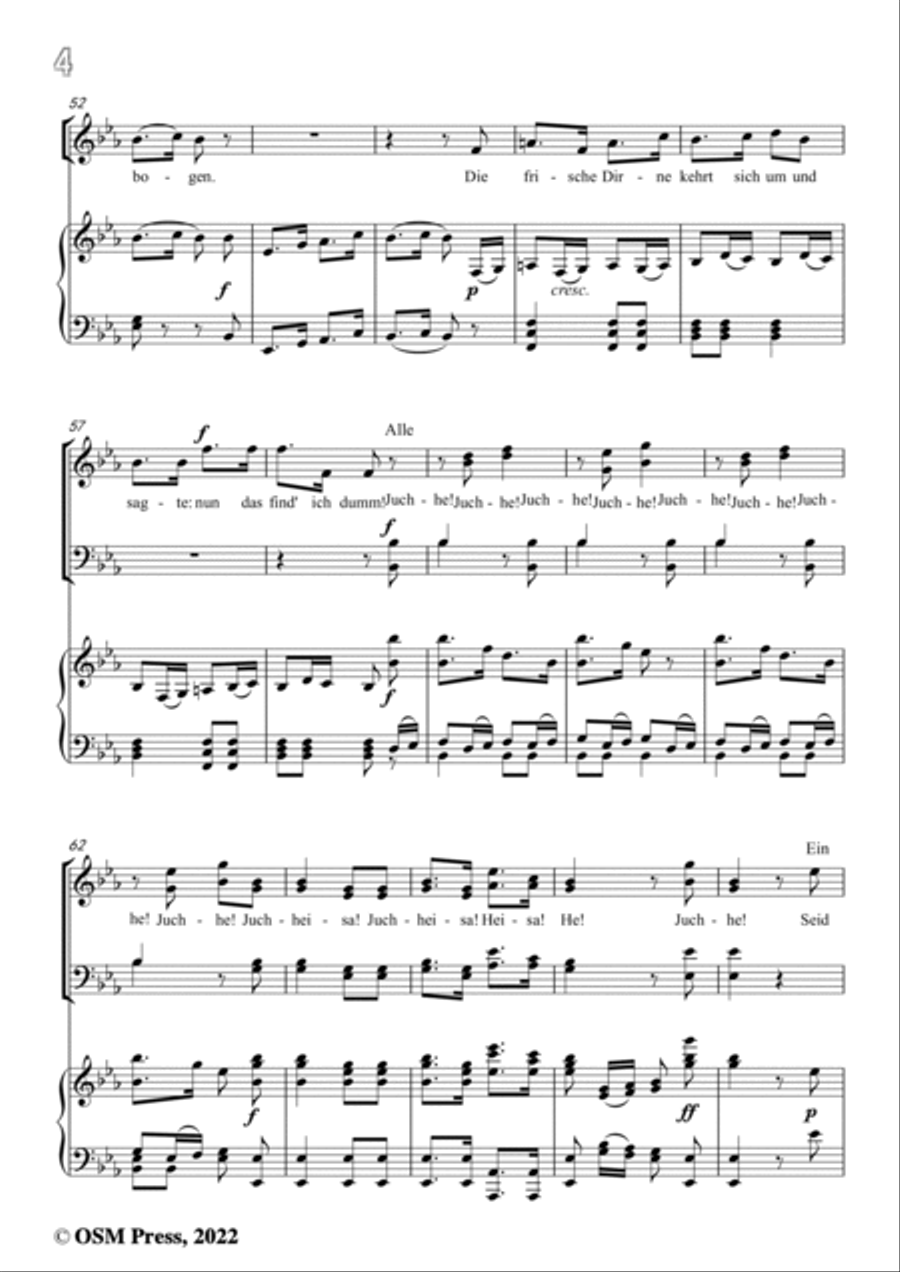R. Wagner-Bauern unter der Linden,WWV 15 No.2,in E flat Major