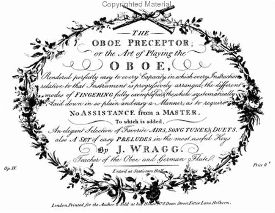 Methods & Treatises - Oboe - Volume 1 - Great Britain 1600-1860 Oboe scores gallery preview page 2