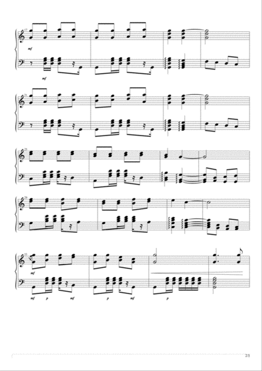 La Canzone del Piave Easy Piano scores gallery preview page 2