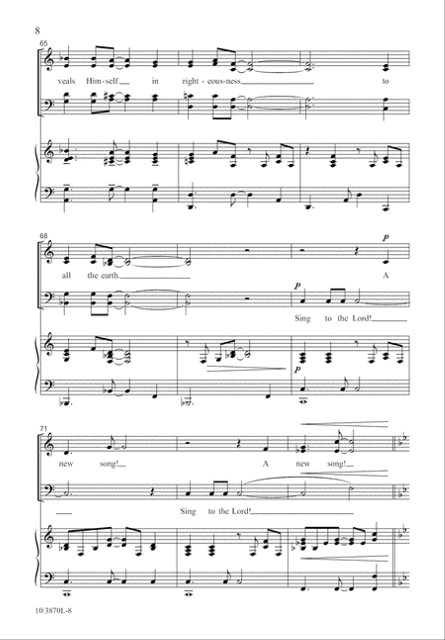 Sing a Jubilant Song 4-Part scores gallery preview page 9