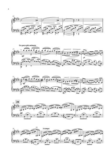 Rachmaninoff Piano Concerto No. 2 Op. 18 Concert Transcription for Solo Piano (Second Movement)