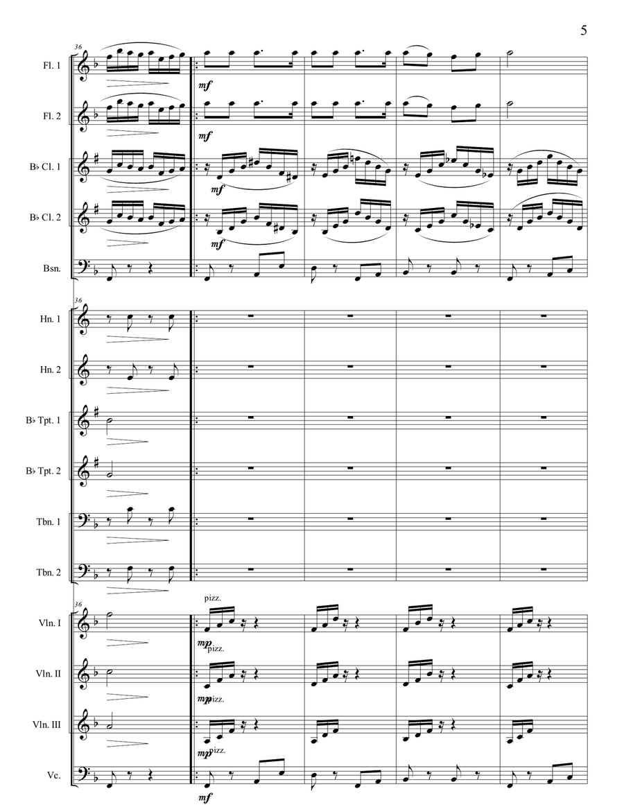Popurris sobre els temes dels anys 70-80.Partitura general i parts d'orquestra. Full Orchestra scores gallery preview page 5