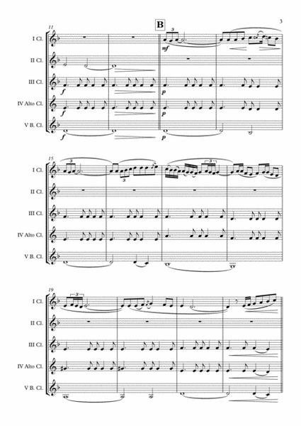 "Concierto De Aranjuez" Clarinet Choir arr. Adrian Wagner image number null