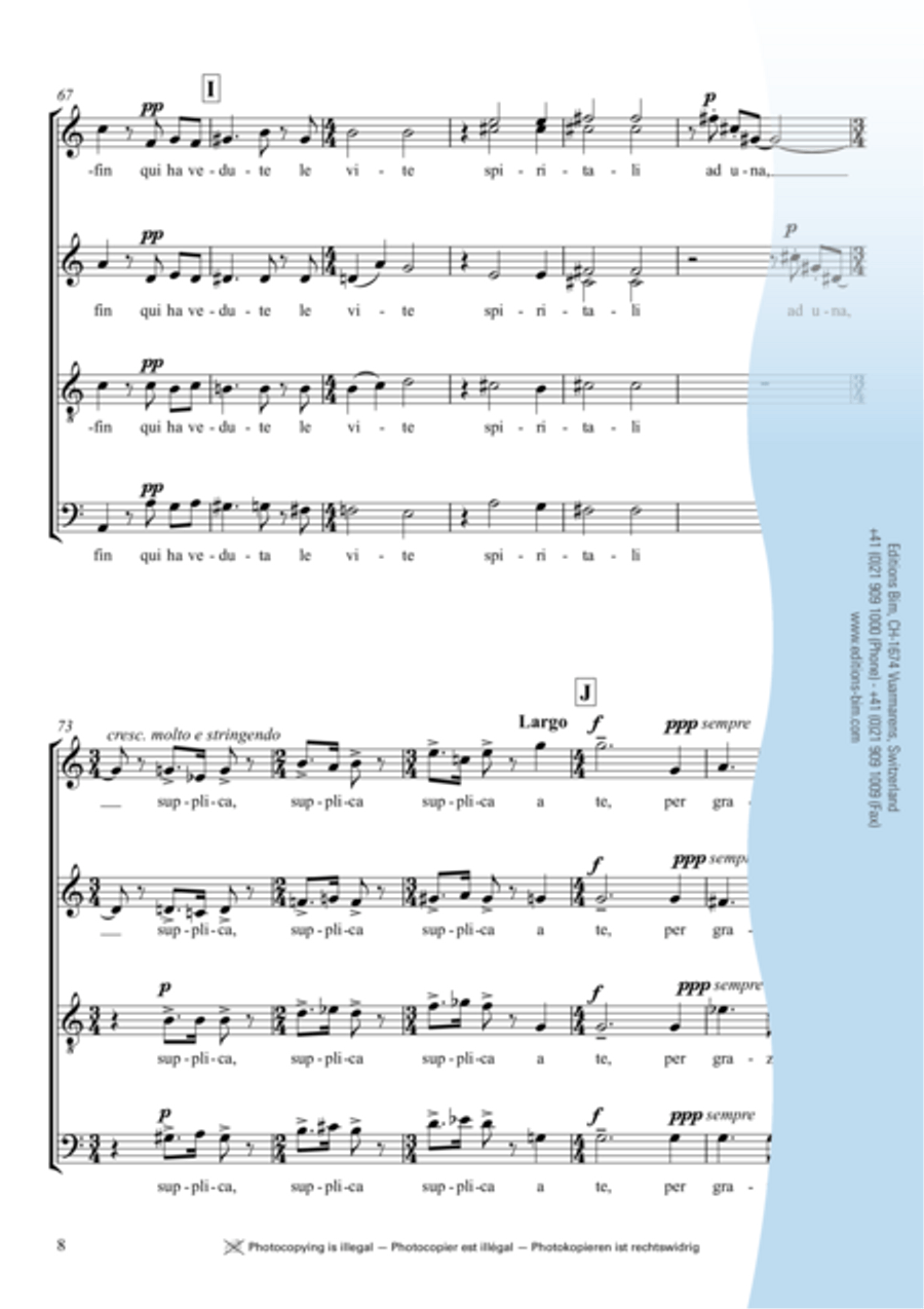 Il Paradiso Il Paradiso 4-Part scores gallery preview page 7