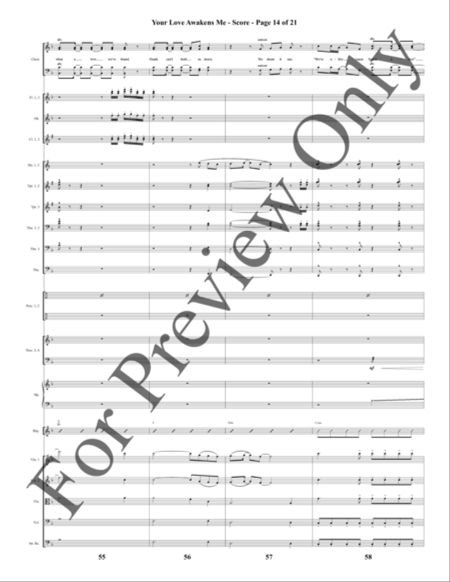 Road to Calvary - Orchestration by Daniel Semsen Choir - Sheet Music page 15