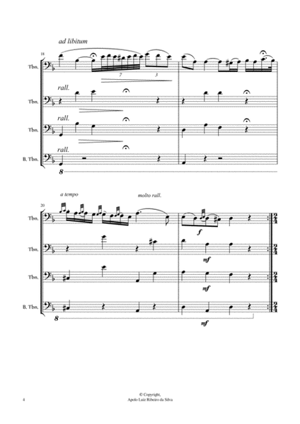 Czardas (for Trombone Quartet) image number null