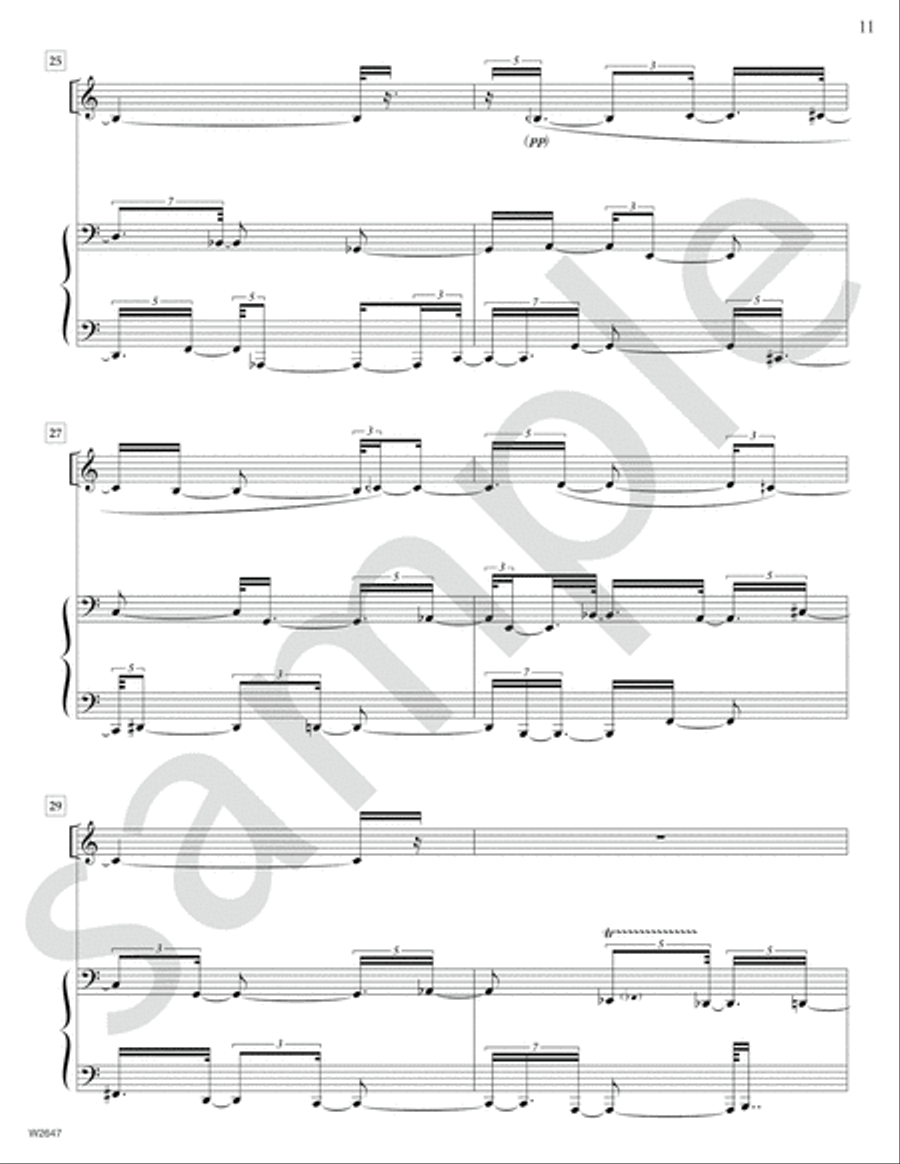 Rendition Bass Clarinet scores gallery preview page 9