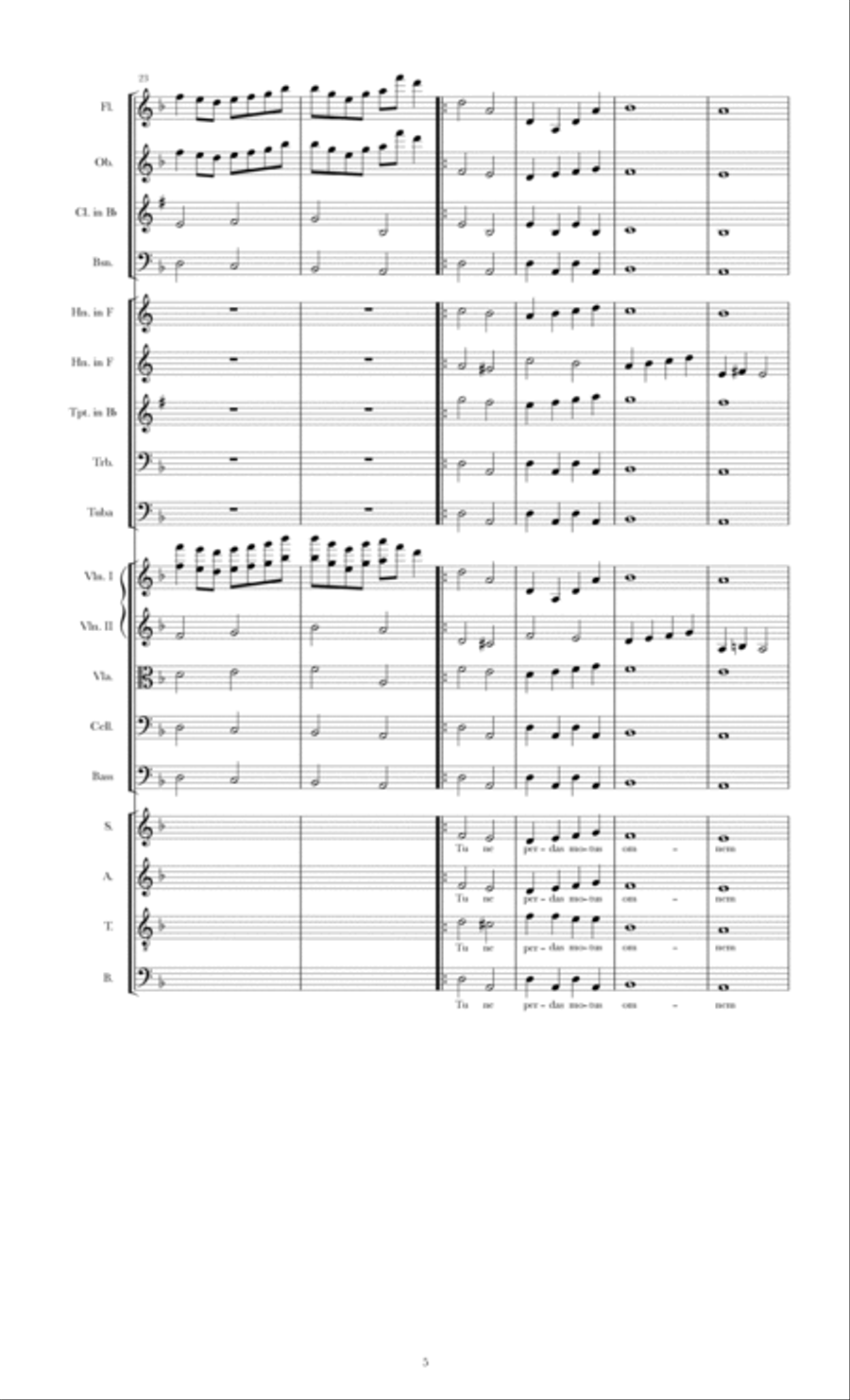 Lay All Your Love On Me Chamber Music scores gallery preview page 5