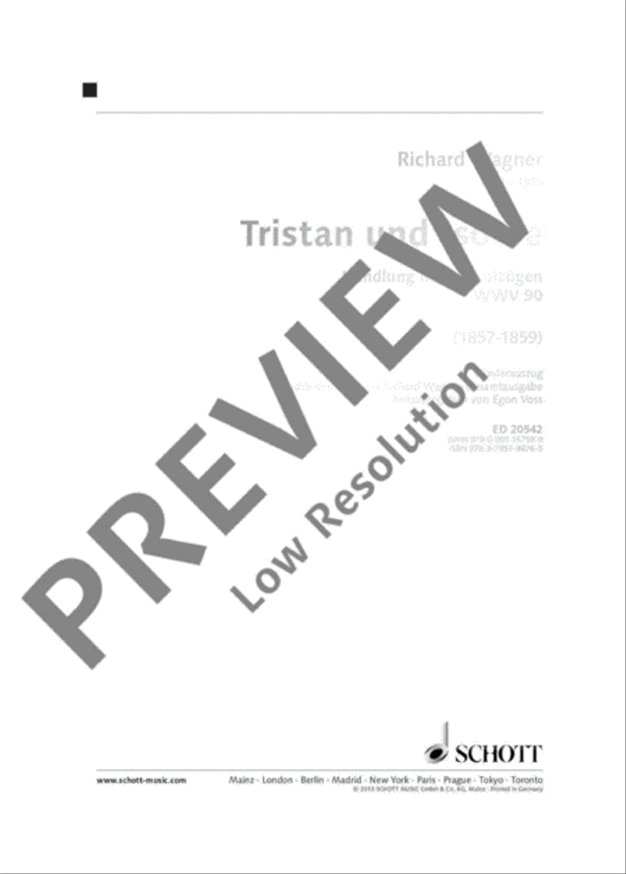 Tristan und Isolde Trumpet scores gallery preview page 2
