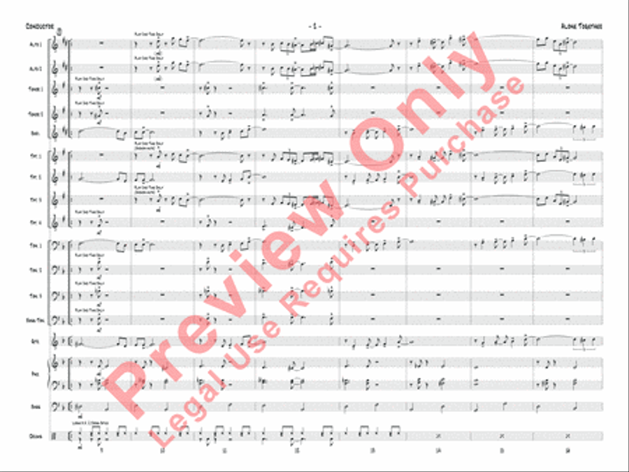 Alone Together Jazz Ensemble scores gallery preview page 5