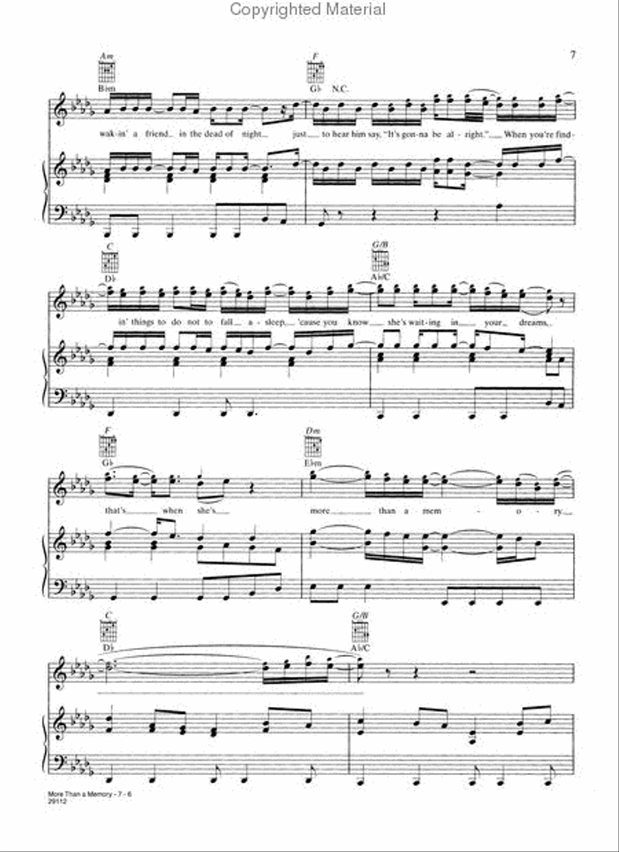 More Than a Memory Small Ensemble scores gallery preview page 2