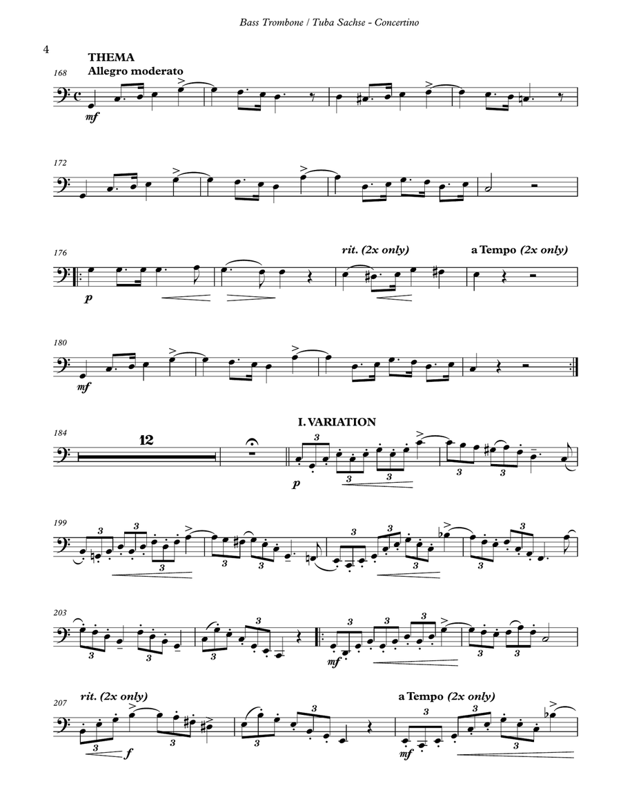 Ernst sachse concertino bass trombone outlet