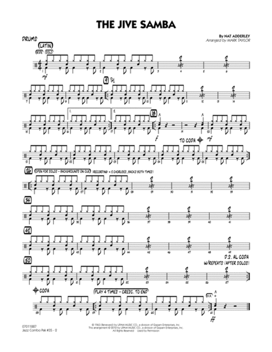 Jazz Combo Pak #35 (Cannonball Adderley) - Drums