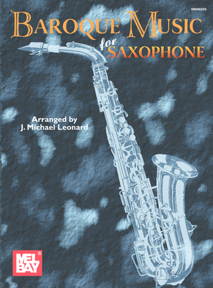 Book cover for Baroque Music for Saxophone