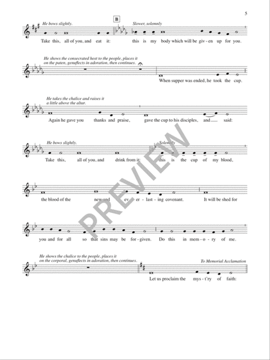 A Mass of Life - Presider edition Trombone scores gallery preview page 7