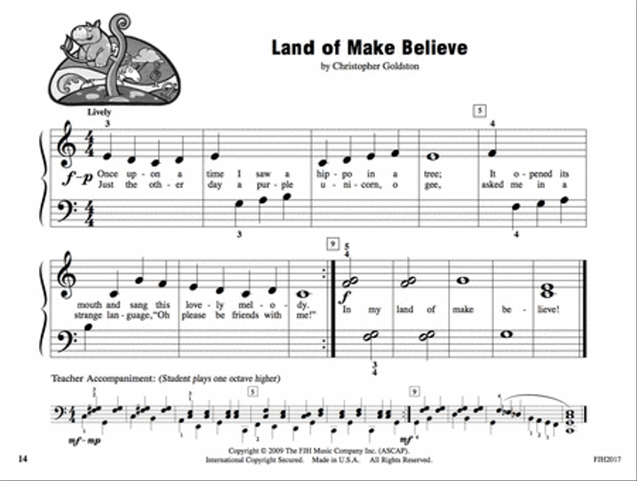 In Recital with Little Pieces for Little Fingers - Original Solos, Book 1 (NFMC) Piano Method scores gallery preview page 4