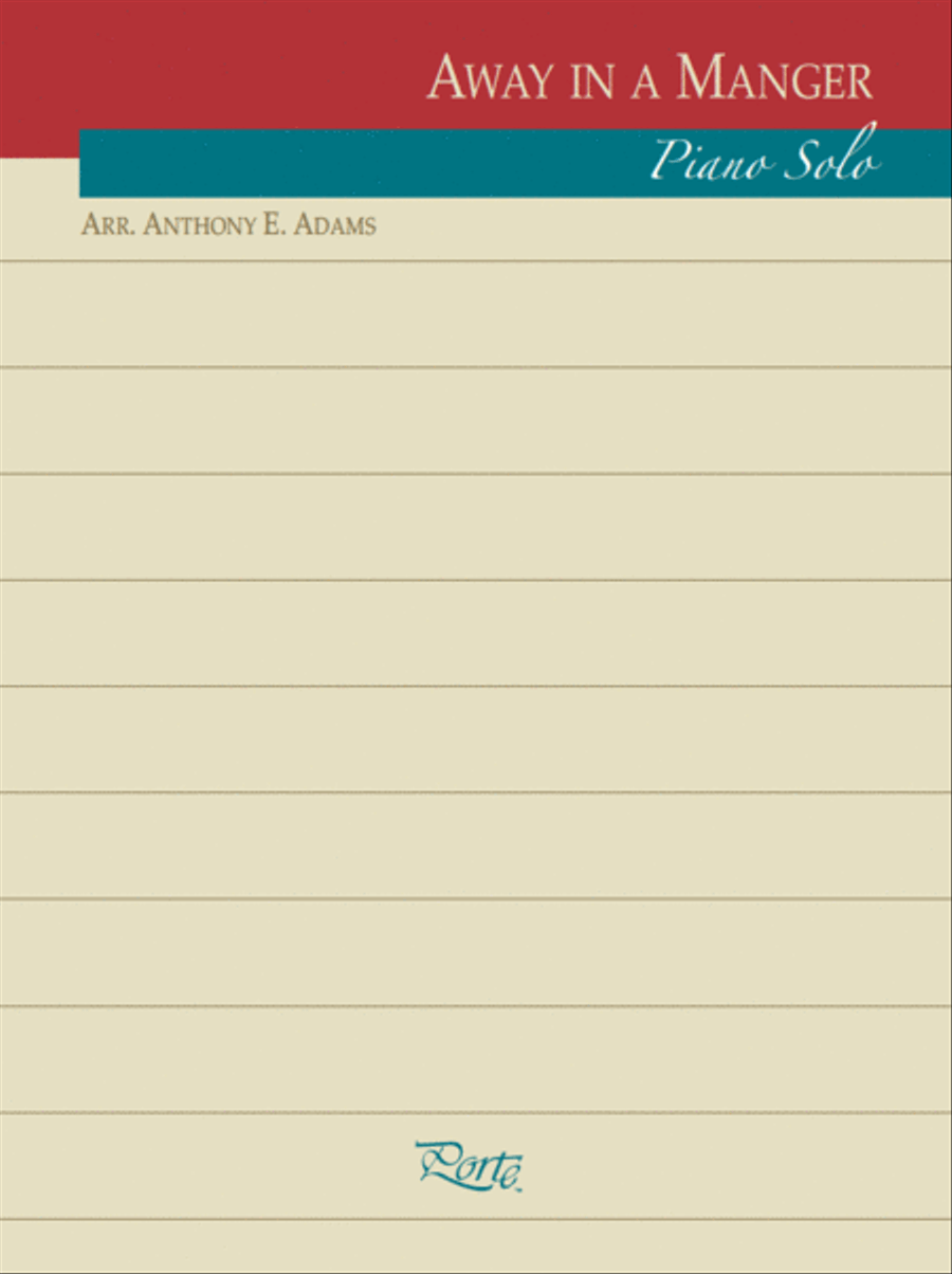 Away in a Manger - PS Piano Solo scores gallery preview page 1