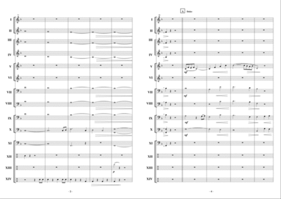 Slow Motion Concert Band scores gallery preview page 3