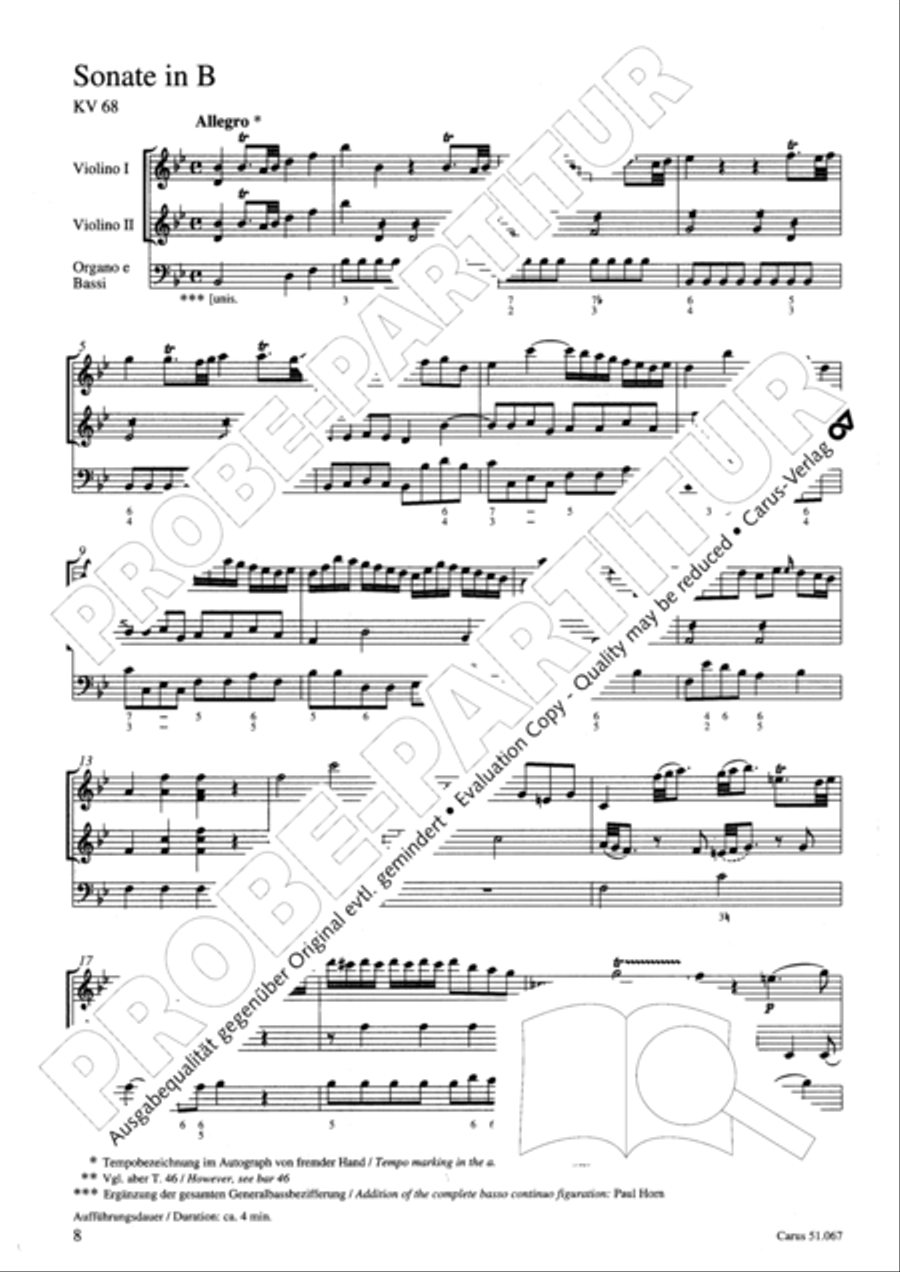 Church Sonatas Collection / Songbook scores gallery preview page 9