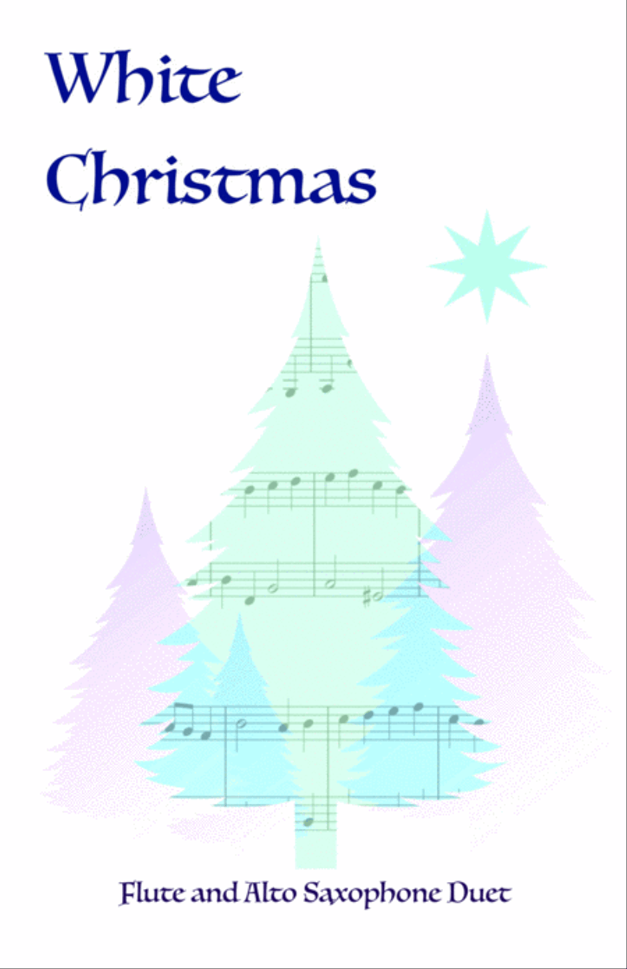 White Christmas Woodwind Duet scores gallery preview page 1