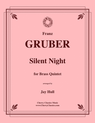 Book cover for Silent Night for Brass Quintet