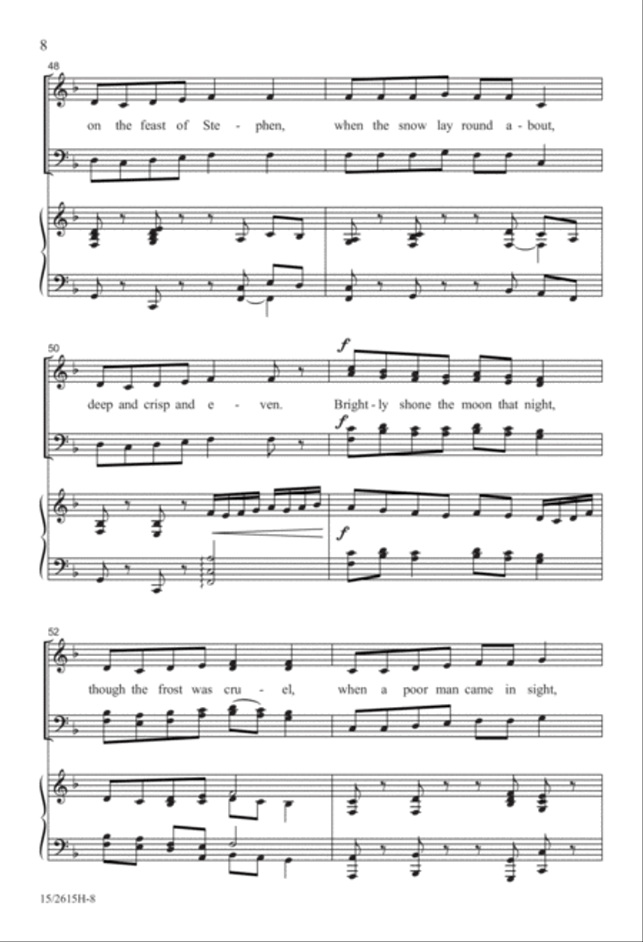 Rejoice! Rejoice! 4-Part scores gallery preview page 8