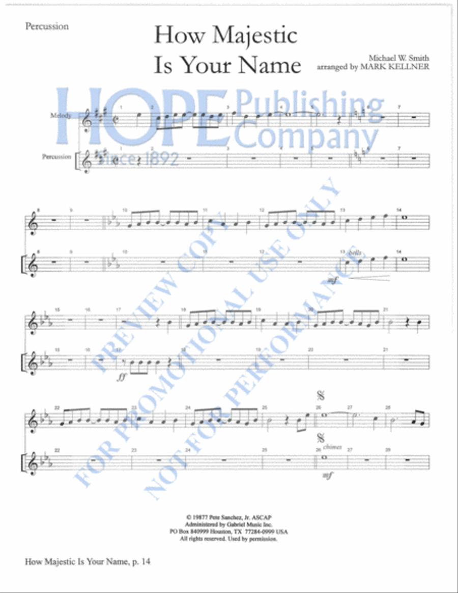 Praise Him with Instruments Orchestra scores gallery preview page 17