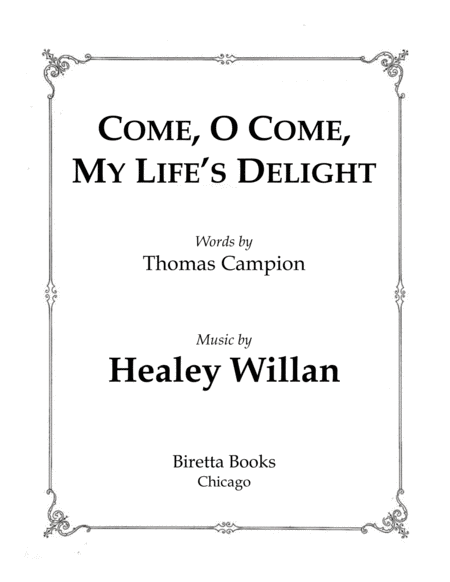 Come, O Come, My Life's Delight